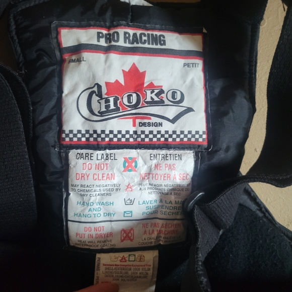 Choko Racing Snowmobile Pants Black Used Like New - Picture 2 of 3